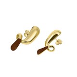 Pebble pop drop earrings