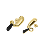 Pebble pop drop earrings