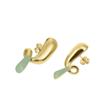 Pebble pop drop earrings