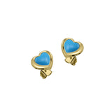 Lovers heart studs
