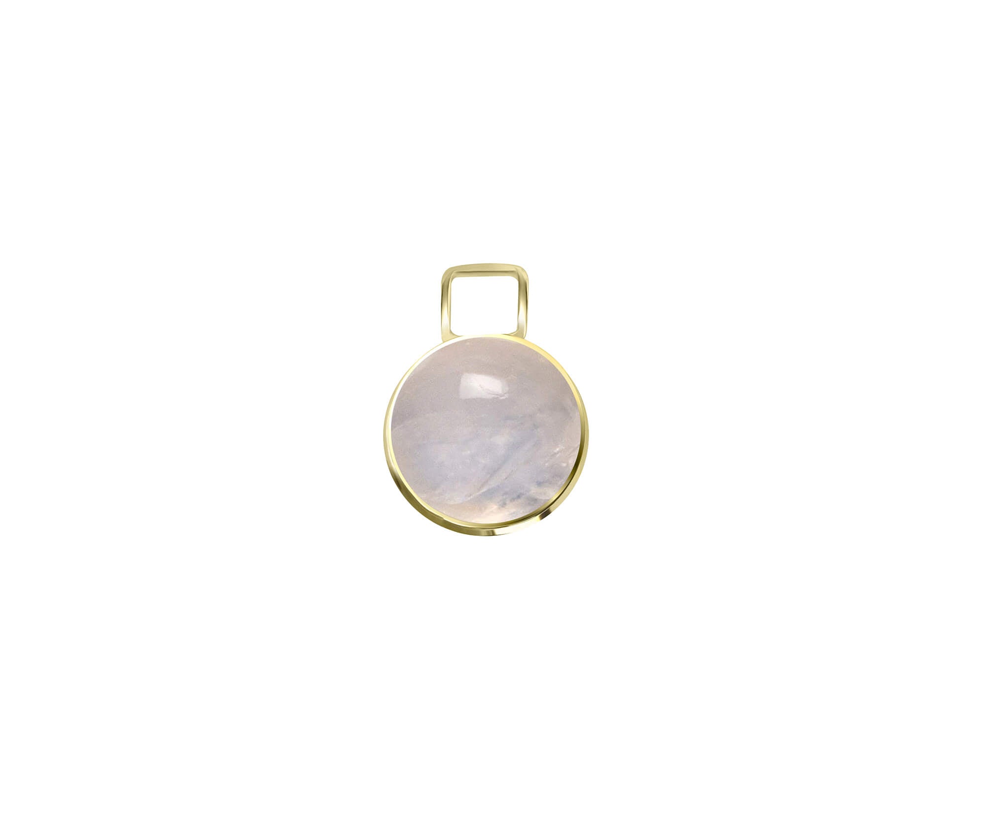 Rainbow Moonstone Amulet Charm